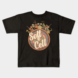 Music Tour Vintage Retro // Soft Cell Kids T-Shirt